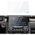 Autorder Custom Fit for Screen Protector 2019-2021 Honda Civic LX EX Touring Si EX-L 4 Buttons Tempered Glass 9H Navigation Touchscreen Protective Film