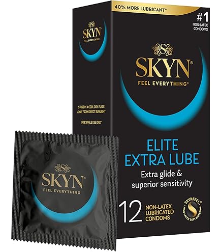 Amazon.com: SKYN Extra Studded Non-Latex Ultra Thin Condoms 22 Count Box  and SKYN Elite Extra Lube Ultra-Thin Lubricated Latex-Free Condoms 12 Count  : Health & Household