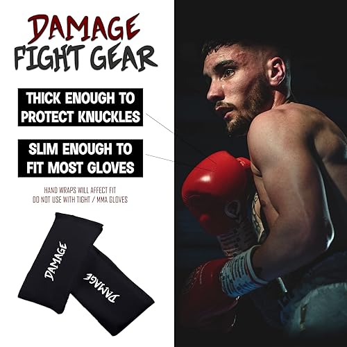 Damage Fight Gear Gel Hand Guards Knuckle Pads for Under Hand