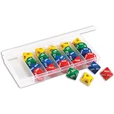 edxeducation Jumbo Place Value Dice, Classroom Set of 24, Multicolored | Learn Base 10 and Place Value, Early Math Manipulative