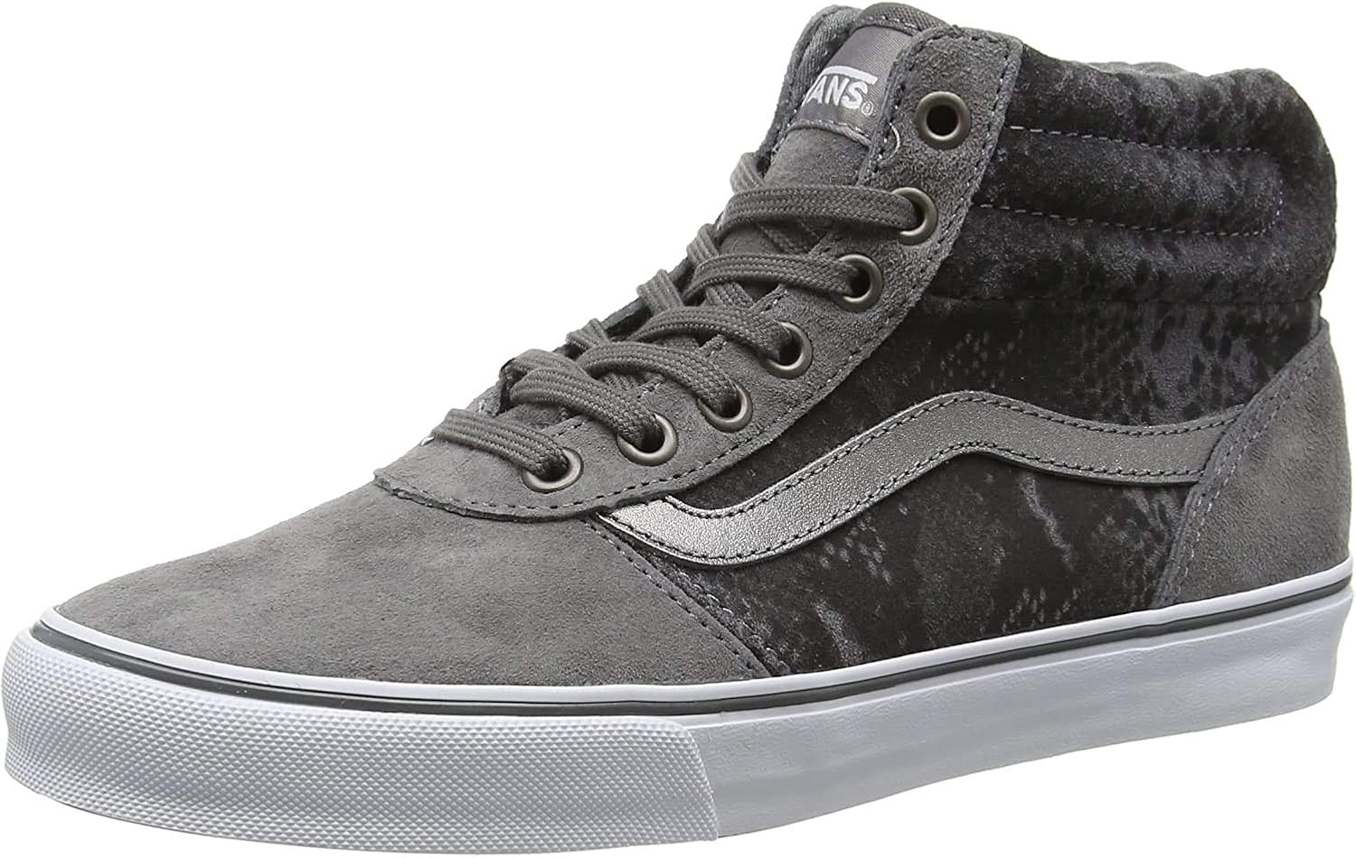 high top grey vans womens