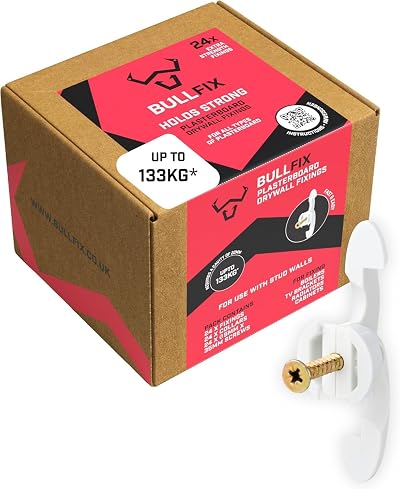 Bullfix Extra Plasterboard Fixings Heavy Duty Pack 24