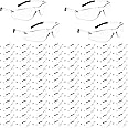 Salfboy Safety Glasses ANSI Z87.1 Scratch Resistant Glasses for Women Man Lab Goggles Eye Protection