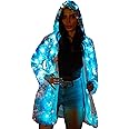 NIWOTA LED Light up Sequin Jacket For Women Flash Sparkly Coat Led Rave Costume Festival Outfits Great For Parties Halloween