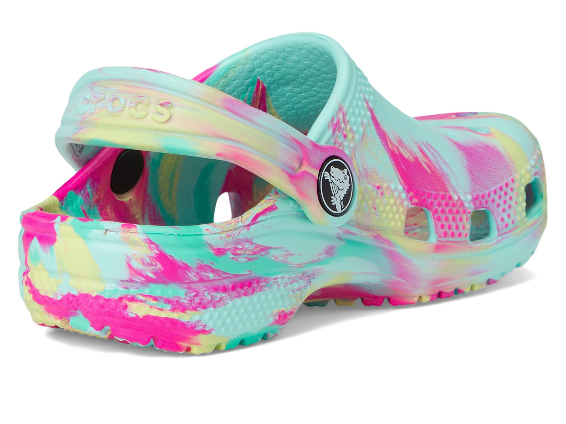 Crocs Kids' Classic Marbled Tie-Dye Clog