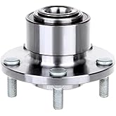 OCPTY New Wheel Hub Bearings Front 5 Lugs w/ABS Compatible for Mazda 3 Series 2004-2007 with OE 513211 (Pack of 2)