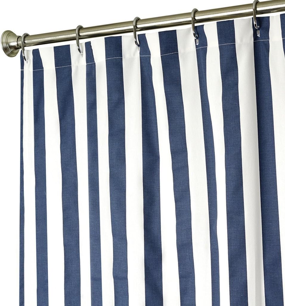 Extra Long Shower Curtain Fabric Shower Curtains Blue And White