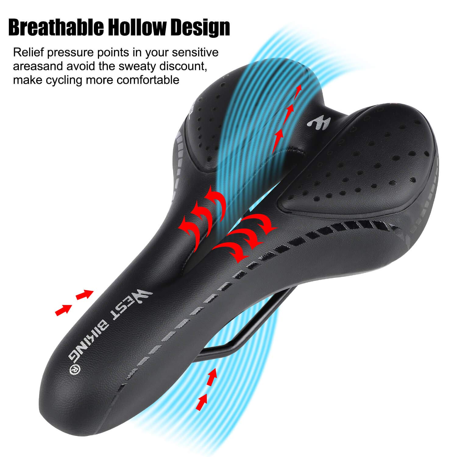 mtb gel saddle