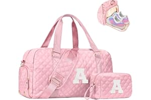 Elilier Christmas Gifts for Women Teen Girls, Travel Duffle Bag: Personalized Weekender Dance Cheer bag Sports for Girl, Gymnastics Bags, Stocking Stuffers Birthday Gifts for Women Girls Kids Teens