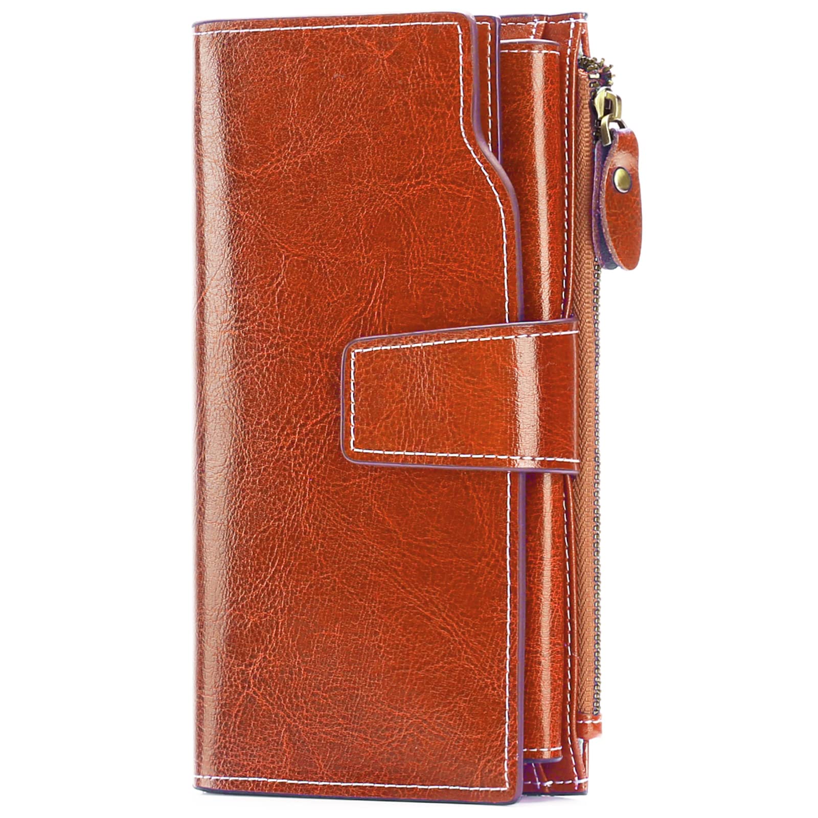 SENDEFN Ladies Purse,Large Capacity Leather Women's Wallet with Multiple Card Slots — image 1