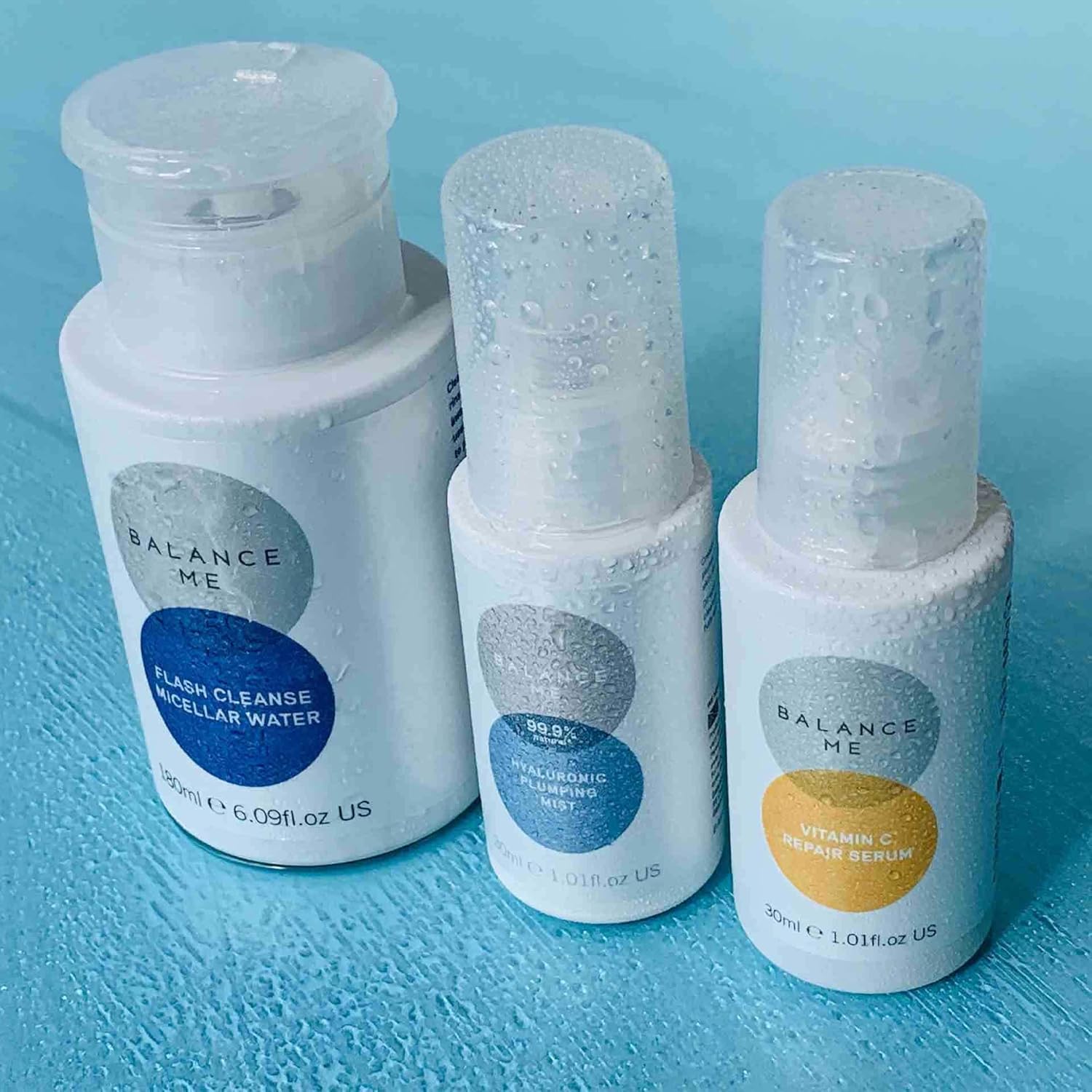 balance me flash cleanse micellar water