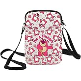 WZMPA Funny Lotso Bear Crossbody Bag Lotso Fans Gifts I'm A Hugger Shoulder Bag Lotso Bear Merchandise
