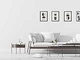pf+a REAL GLASS Black A4 Frames Multipack 4 Oxford Frame Set 21x29.7cm view 2