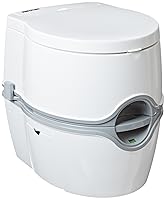 Porta Potti Curve Portable Toilet for RV | camping | vans | trucks | healthcare | boats - model 550E, by Thetford - 92360