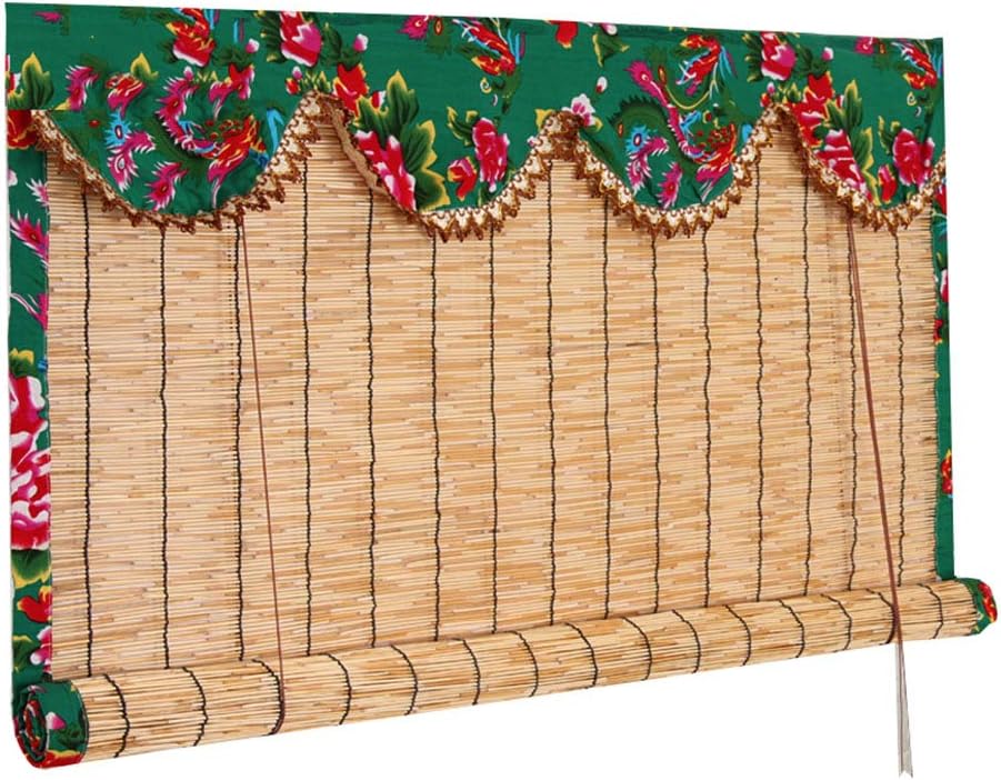 Cortina de bambú tejida a mano con tejido de bambú, cortina natural con Cortina de bambú tejida a mano con tejido de bambú, cortina natural con