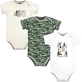 Hudson Baby Infant Boy Cotton Bodysuits, The Great Outdoors, Newborn