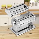 YASHE 3-in-1 Pasta Maker with Cleaning Kit Adjustable Thickness 7 Settings view 6