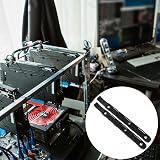 Hemobllo 3.5 Inch HDD Mounting Rails Pair ABS Plastic Tool-Free PC Drive Holder view 9