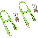 Mimanchi Wheel Lift Straps, 2"x10', 2pack, Jerr-Dan MPL,Finger Hook Ratchet | Quick-Pick Wheel Lift Strap fit Jerr-Dan MPL Element, 3333 lbs, Tire Basket Strap with Side Hook Heavy Duty, Tow Truck