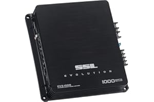 Sound Storm Laboratories EV2.1000 2 Channel Car Audio Amplifier - 1000 High Output, High/Low Level Inputs, Hook Up to Subwoofer for Bass