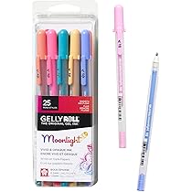 Amazon.com: SAKURA Gelly Roll Moonlight Size 10 Gel Pens