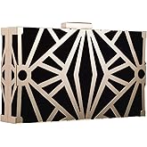 UBORSE Women Clutch Bag Velvet Purse Metal Vintage Evening Bag Hollow Wedding Party Handbag