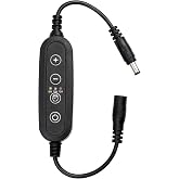 NICREW Aquarium Light Timer &amp; Dimmer, Fish Tank Light Controller | 3 Lighting Modes, Sunrise &amp; Sunset Simulation, Brightness Adjustment, Easy Programming, 5.5 x 2.1mm Connector Compatibility
