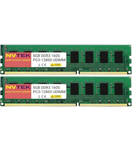 NEMIX RAM 16GB (2X8GB) DDR3 1600MHZ PC3-12800 2Rx8 1.35V 240-PIN