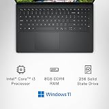 Dell Inspiron 15 3520 Laptop FHD 120Hz Intel Core i3 8GB RAM 256GB SSD UK view 7