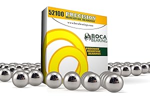 BOCA BEARING 5/32 INCH Chrome Ball, Grade 10, (100 Count) 5/32 in Chrome GR.10 Balls (100)