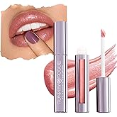 Runway Rogue LuxGloss Lip Gloss, High-Pigment Shimmery Muted-Rose Lip Gloss, ‘Strike a Pose’