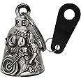Dream Apparel Motorcycle Bell Guardian Angel Drive Away Gremlin, Biker Bell for Men Women Rider Riding, Good Luck Gift