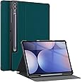 Soke Case for Samsung Galaxy Tab S10 Plus/Tab S9 Plus/S8+/S7 FE/S7+ 12.4-inch with S Pen Holder, Shockproof Stand Folio Cover for Galaxy Tablet S10 2024 12.4", Teal
