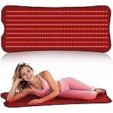 Red Light Therapy Mat for Body, 60''x 24'' Red Light Therapy Pad with Controller, 540pcs 2 in 1 LEDs (660nm & 850nm), Premium Leather, Adjustable Timer & Intensity