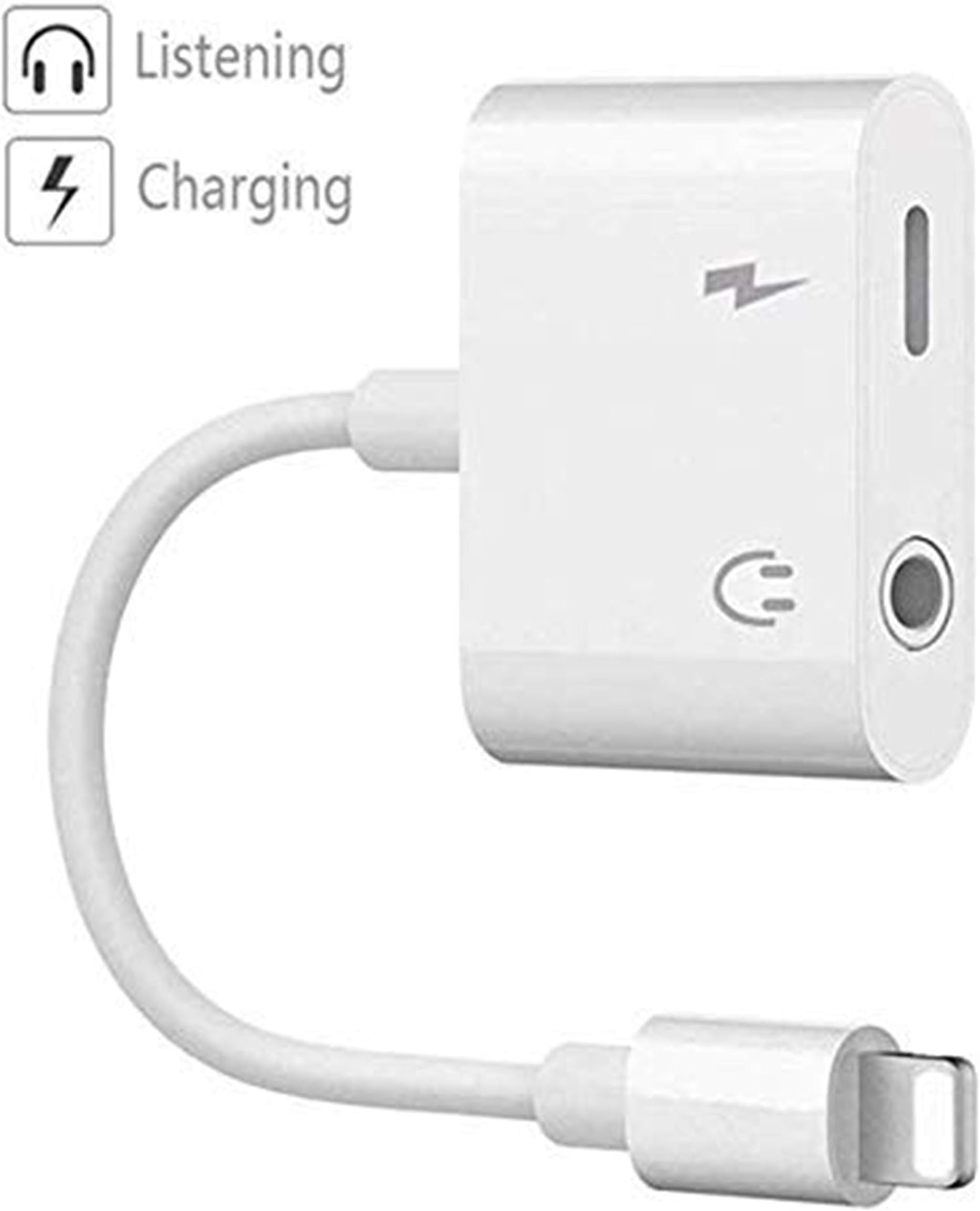 ILELM Aux Cord for iPhone 8/8Plus Aux Cable for Car for iPhone X/XS/8/8Plus/7/7Plus 3.5mm Male Stereo Audio/Car Aux/Home Stereo Cable/Speaker/Headphone Adapter Support All iOS System