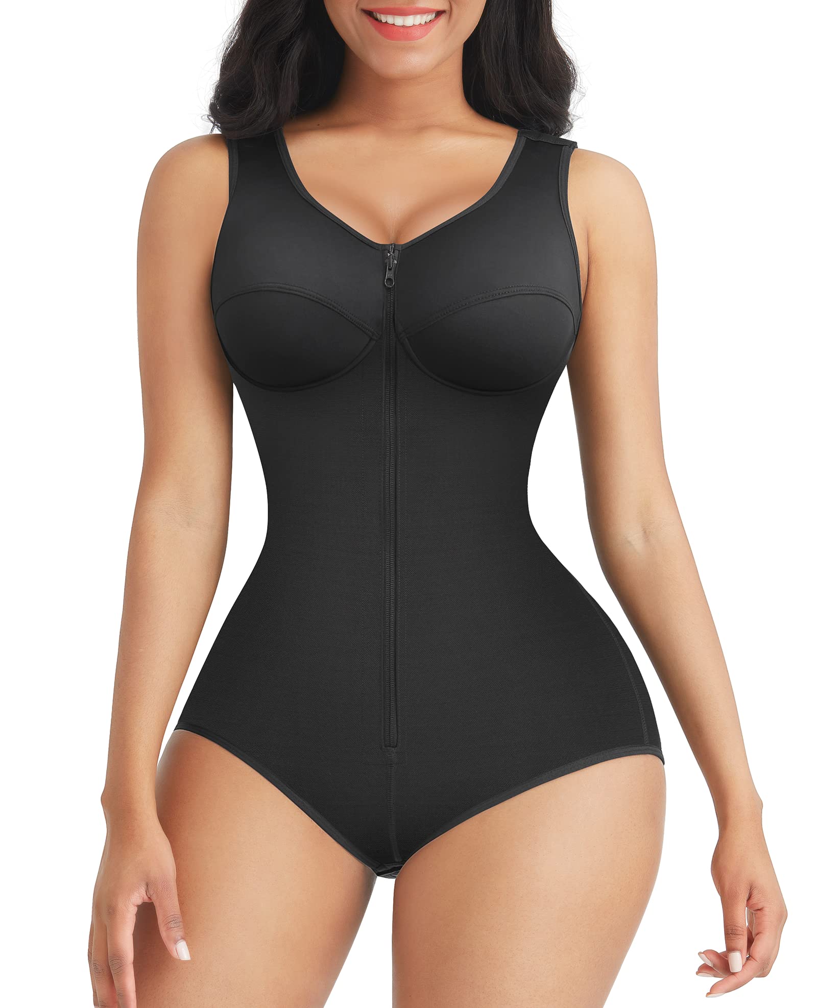 Photo 1 of FeelinGirl Shapewear Tummy Control Fajas Colombianas Stage 2 Post Surgery Compression Garment Body Shaper for Women