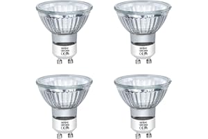 YBEK Halogen Bulb 25 Watt GU10 120V NP5 Replacement Bulb for Candle Warmer, Scent Wax Burner, Fragrance Melt, Warming Bulb MR16 JDR Dimmable, Warm White 2700K(Pack of 4)