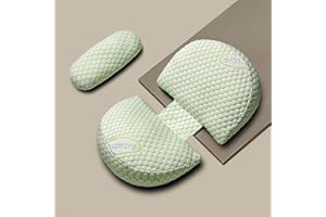 DOARHOO Pregnancy Pillows for Sleeping, Maternity Pillow for Pregnant Women, Adjustable Body Pillow for Pregnant Women, Pregnancy Wedge Pillows Support for Back, Legs, Belly, HIPS (Green