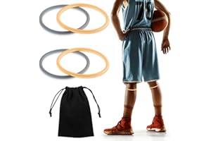 LLOUSSAK 4Pcs Patella Bands Basketball, Silicone Fine Knee Bands for Knee Pain, Elastic Patellar Tendon Support Strap, Fixed Leg Patella Band Knee Brace Rings for Jumpers Running Hiking Running