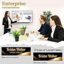 Custom Office Name Plate for Desk - Desk Name Plate