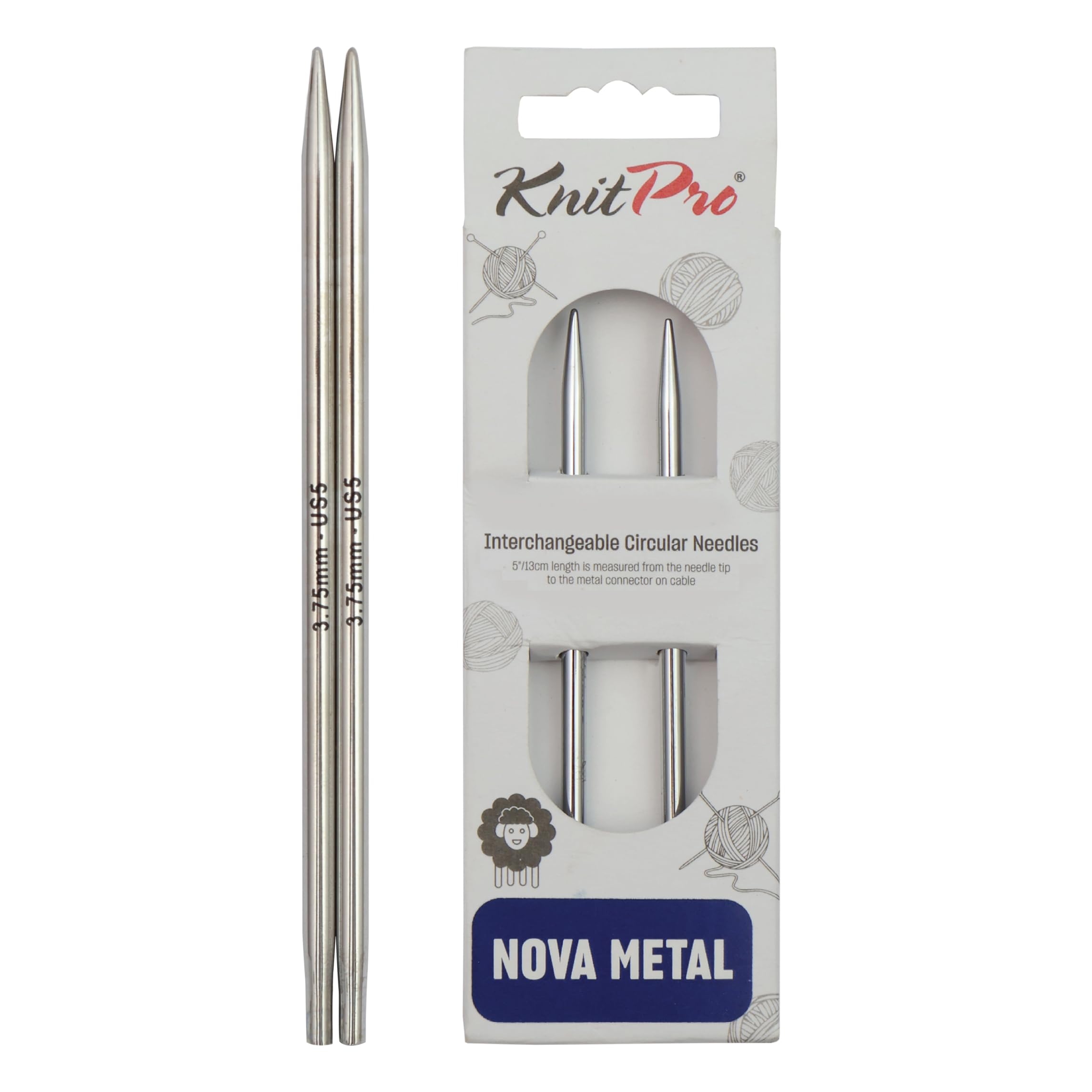 KnitPro Nova Interchangeable Circular Needles 5" (13cm) | 3.75mm — image 1