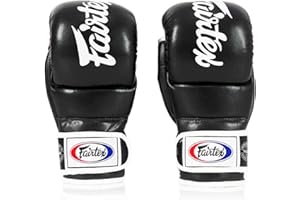 Fairtex FGV18 Muay Thai Boxing Gloves for Men, Women & Kids| MMA Gloves for Martial Arts|Made from Premium Quality Leather, Light Weight & Shock Absorbent Boxing Gloves