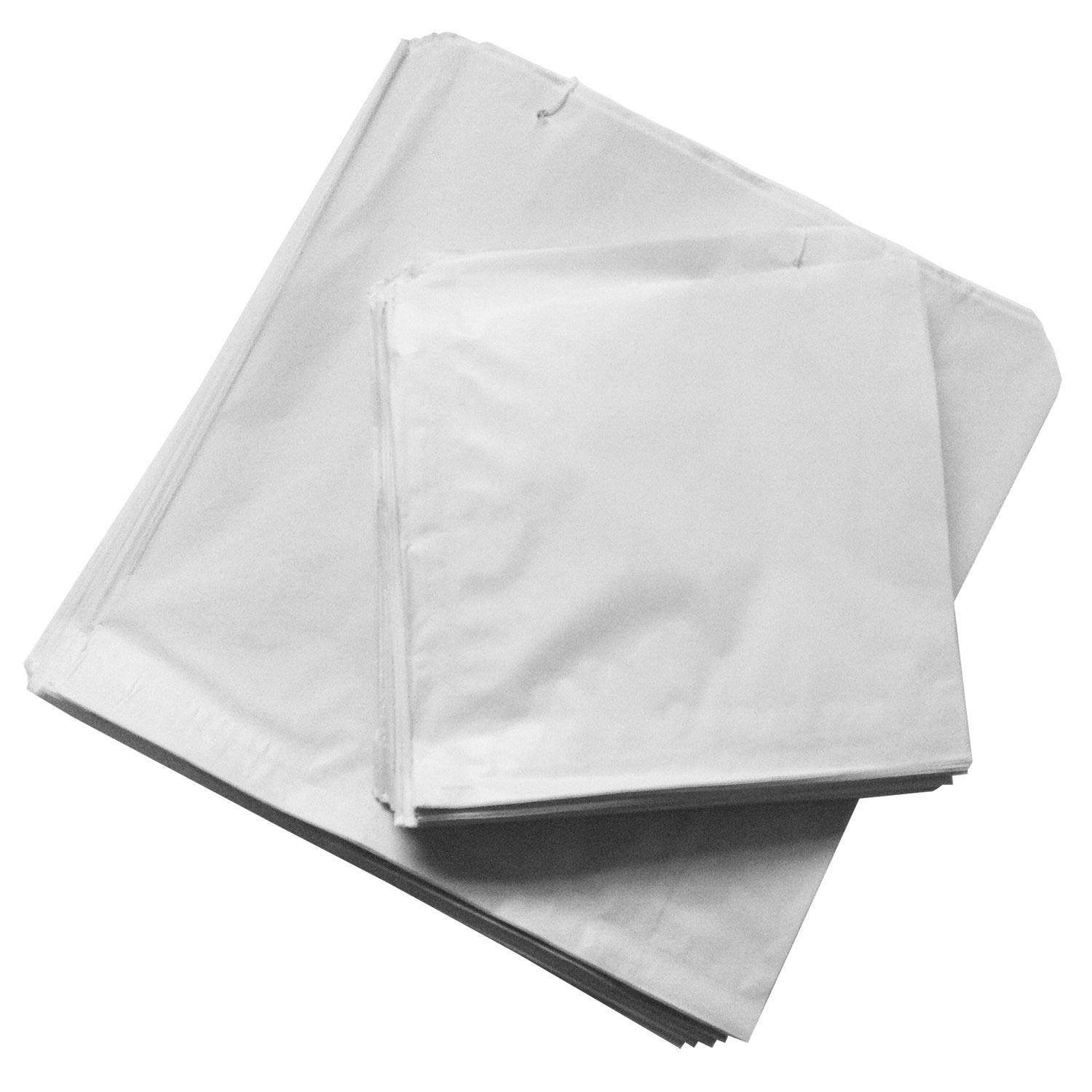 STRONGHOLD White Sulphite Bags Strung for Food USE (1000, 7" x 7")