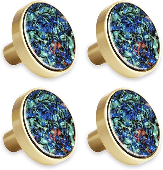 4 Stück Kommodenknöpfe Messing Schrankknöpfe Dekorative