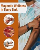 Jecanori 3X Lymph Drainage Copper Magnetic Bracelet Men 57 Magnets 3500G view 2