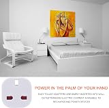 Jsdoin UK to EU Travel Adapter Pack of 6, 100-240V Type C E F Converter view 5