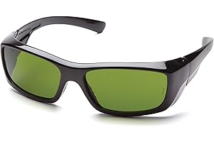 Pyramex Safety Shade 3.0 Safety Glasses, Scratch-Resistant, Black Frame, 3.0 ir Filter Lens (SB7960SF), 5.6 x 1.7 inch