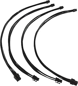 Eyeboot Mini-pcie 6pin to Pci-Express 6-Pin Video Card Power Cable for Mac Pro G5