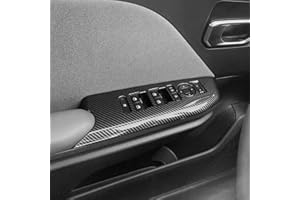 JUIVEEL Car Window Switch Panel Cover Trim,Window Lift Button Control Cover Trim Compatible with Kia K4 2025 Accessories (Car
