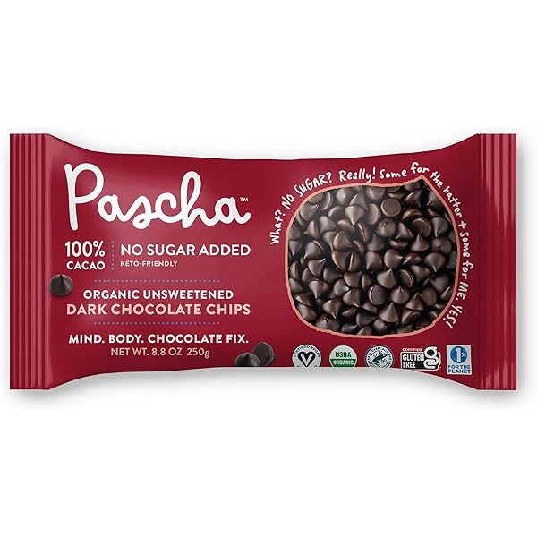 Amazon.com : Pascha Chocolate Baking Chip, 85% Caca, 8.8 oz